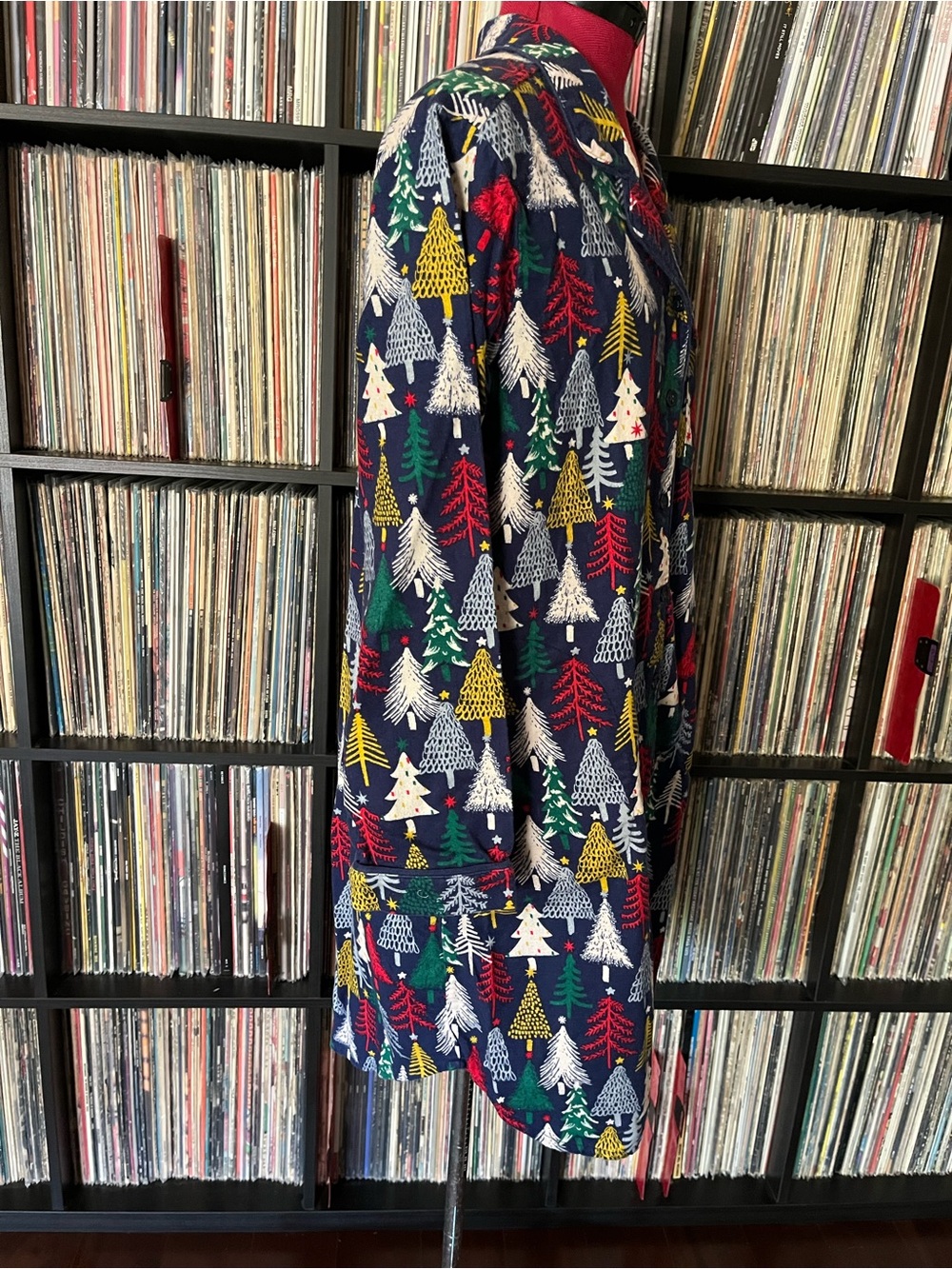 🌲 Holiday Christmas Tree Flannel Nightshirt Pajama 🎄 - Picture 2 of 10